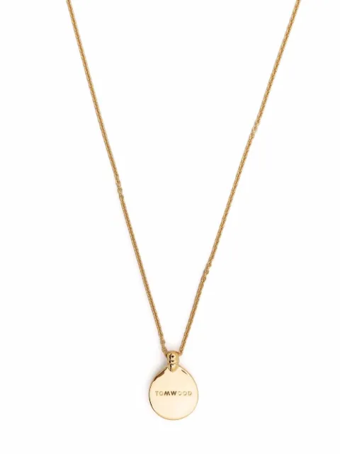 Tom Wood logo pendant necklace