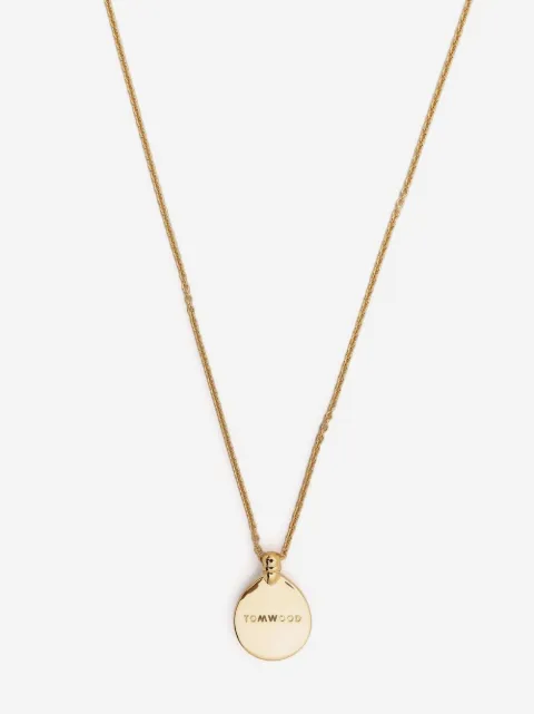 Tom Wood logo pendant necklace