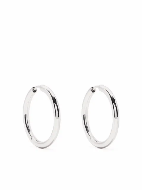 Tom Wood klassiske store hoop-øreringe