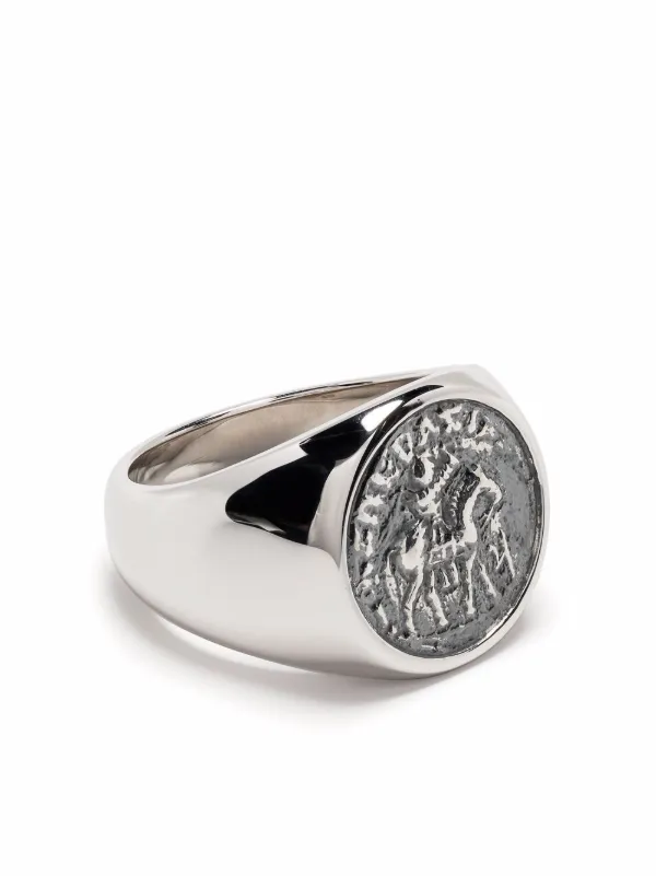 Alexander the Great coin signet ring