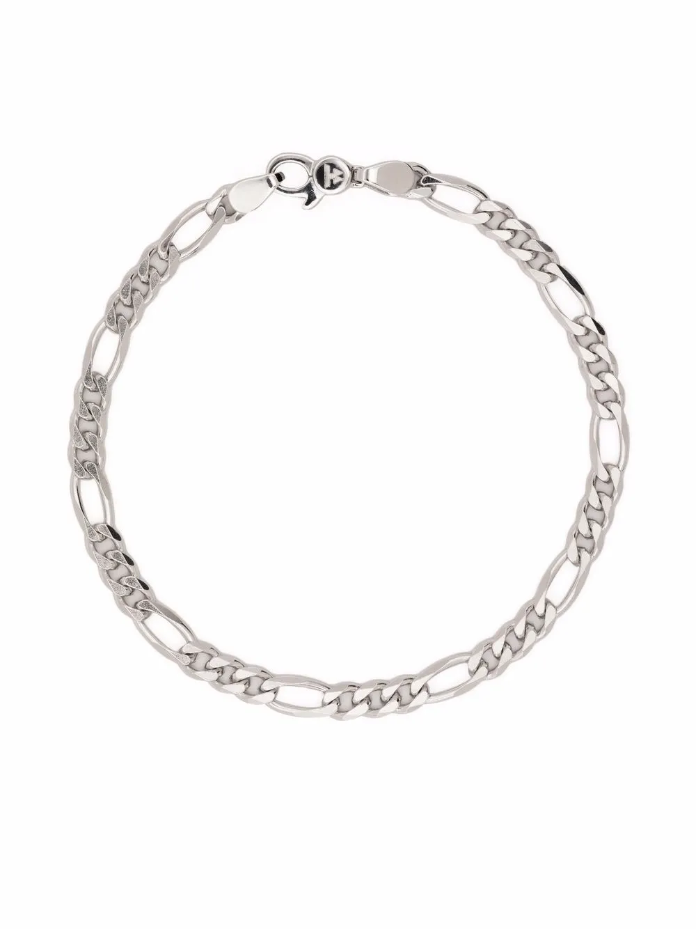 

Tom Wood pulsera gruesa Figaro - Plateado