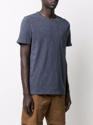 pocket-detail organic cotton T-shirt展示图