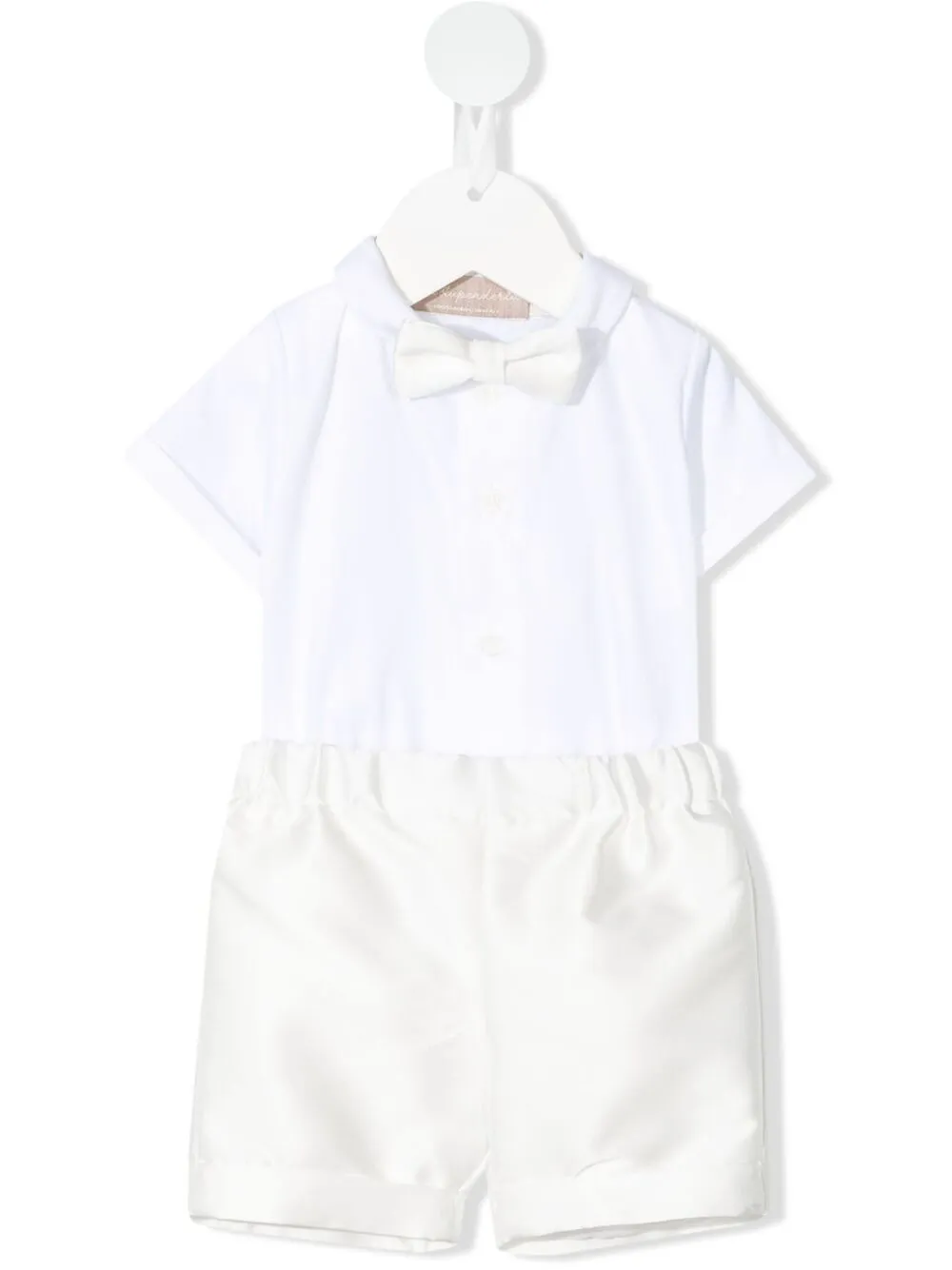 

La Stupenderia jumpsuit corto de vestir - Blanco