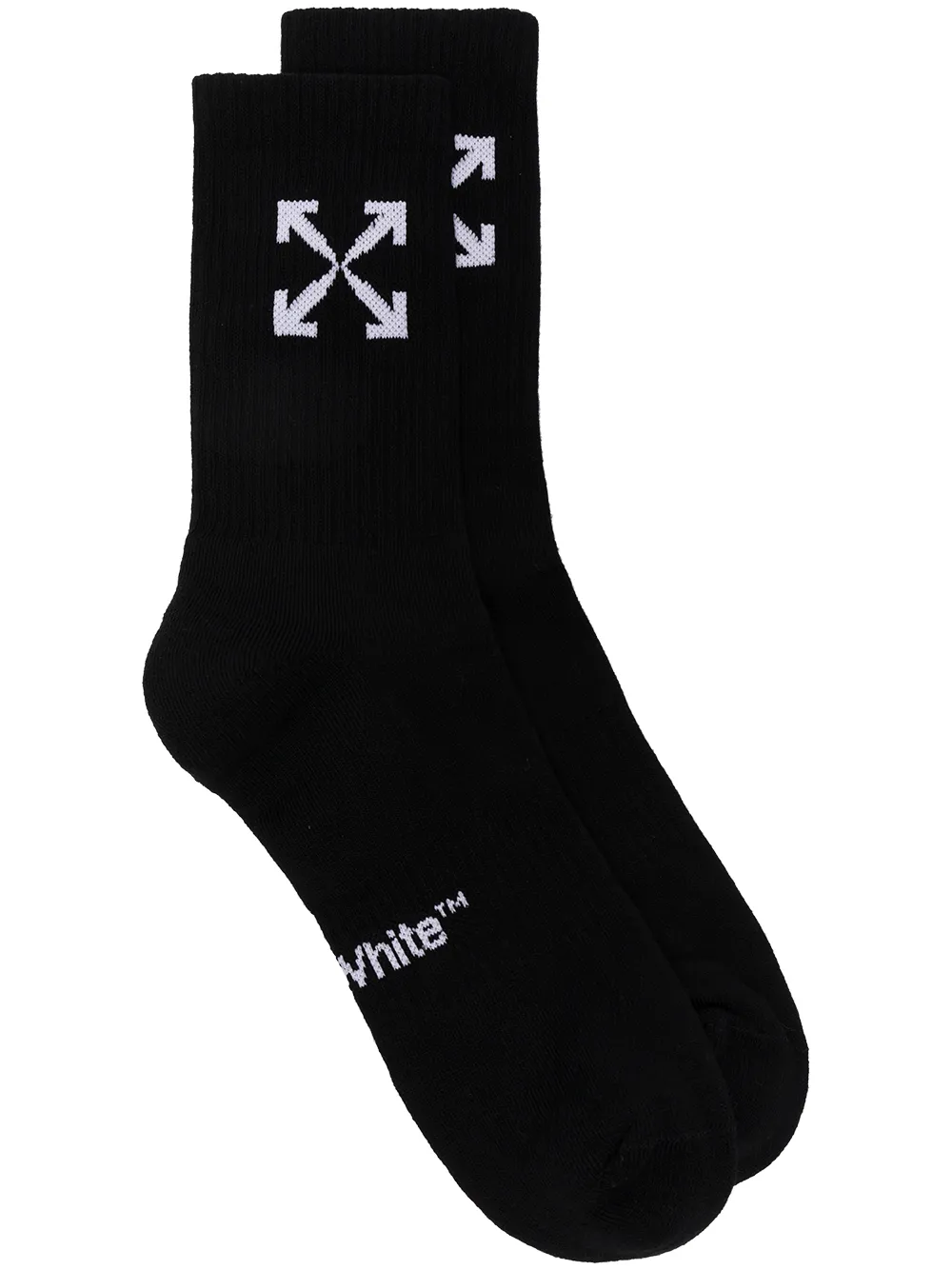 

Off-White Arrows knitted socks - Black