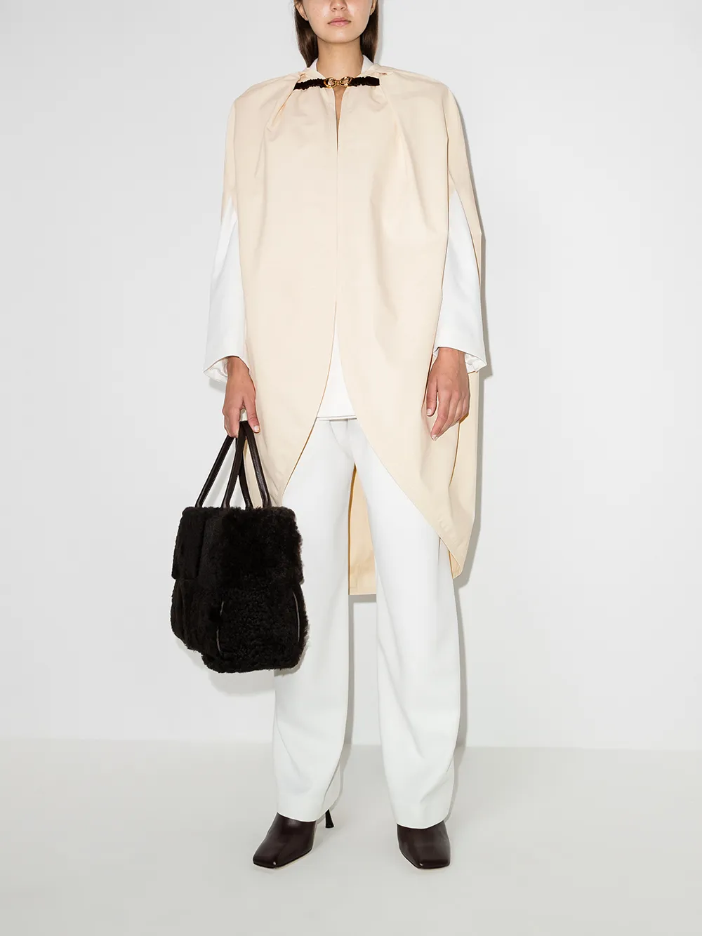 Изображение 2 из Jil Sander кейп с контрастным ремешком