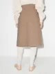 Jil Sander panelled flared midi skirt