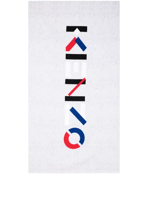 Kenzo منشفة شاطئ جاكار بشعار الماركة