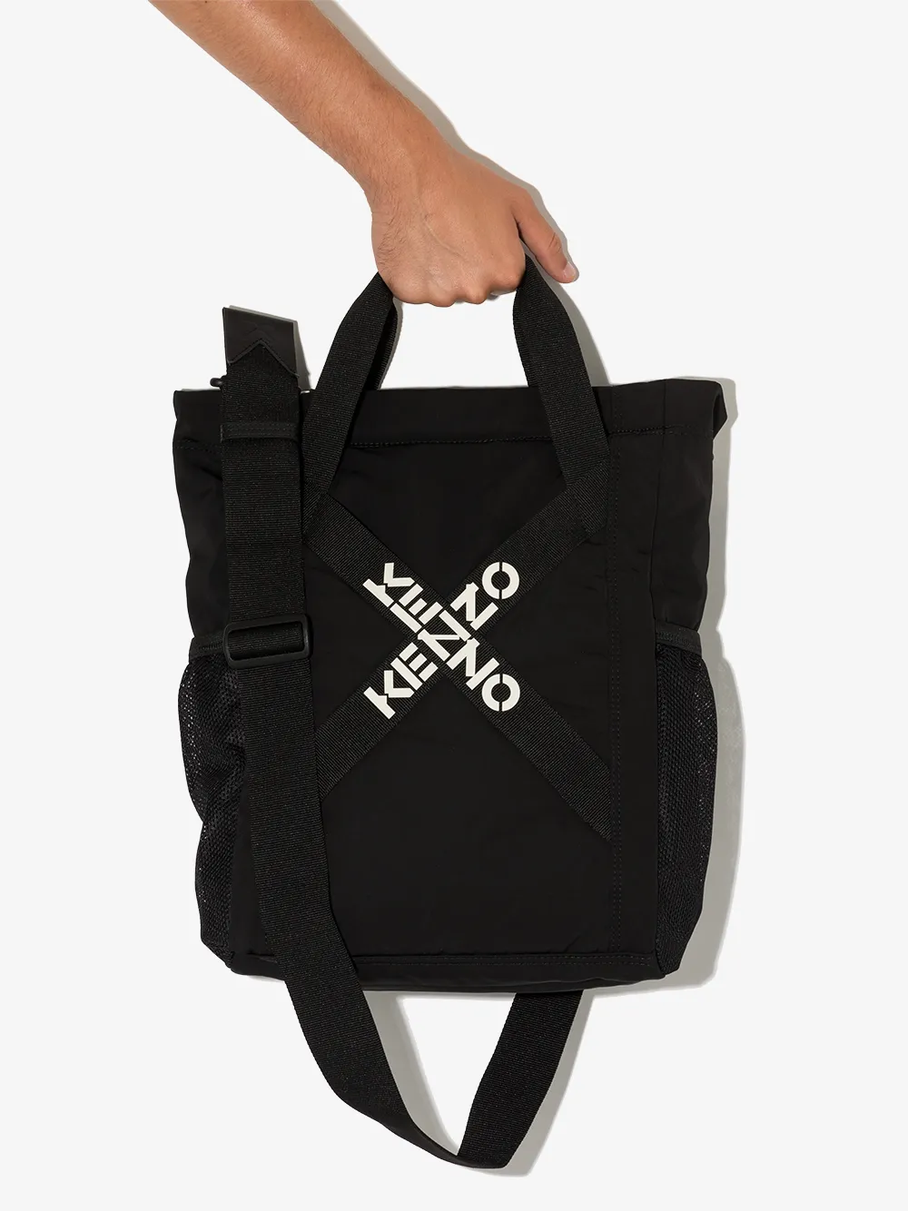 фото Kenzo sport logo-print tote bag