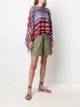 M Missoni metallic threading poncho
