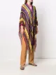 M Missoni metallic threading fringed cardigan