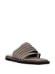 Image 2 of Rick Owens ribbed thong suede sandals
