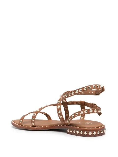 Ash Petra Studded Leather Sandals - Farfetch