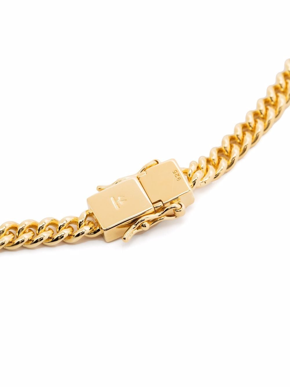 Shop Tom Wood Curb Chain Necklace In 金色