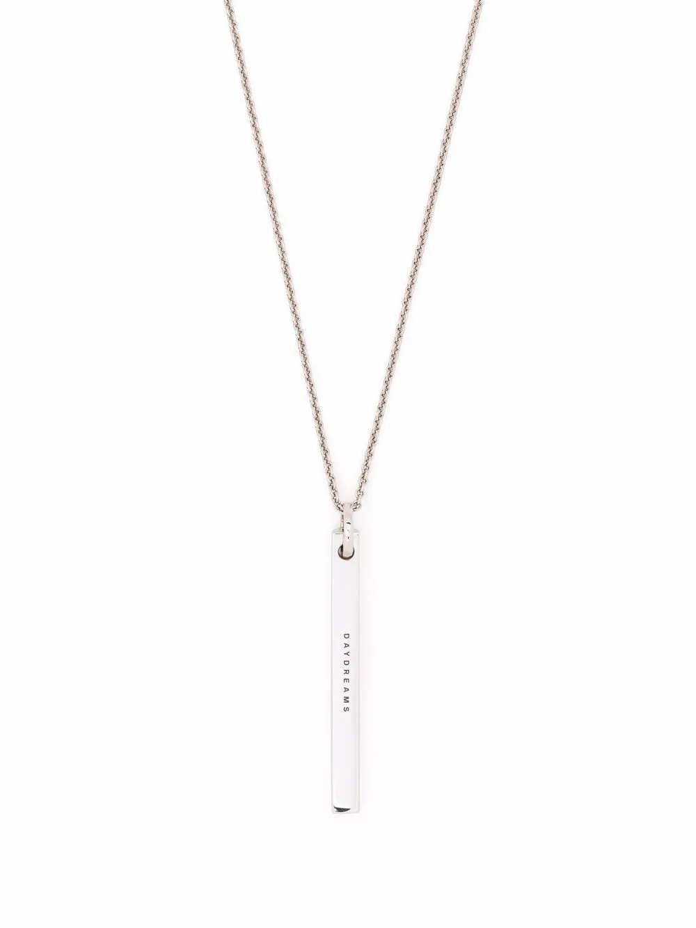 

Tom Wood collar Cube Pendant en plata de ley - Plateado