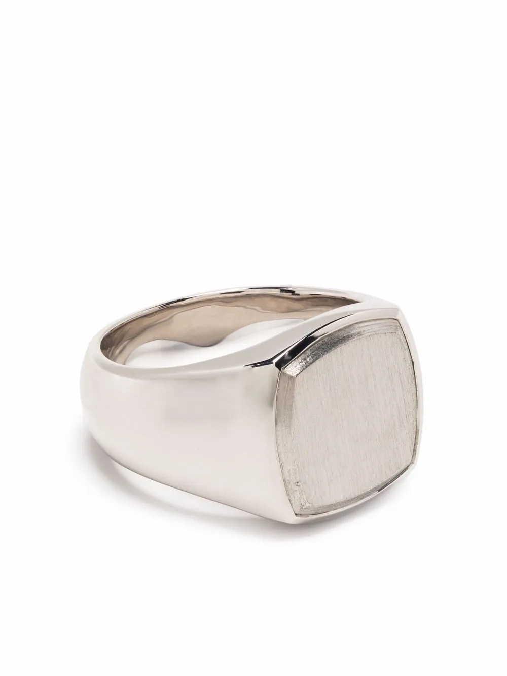 

Tom Wood cushion signet ring - Silver
