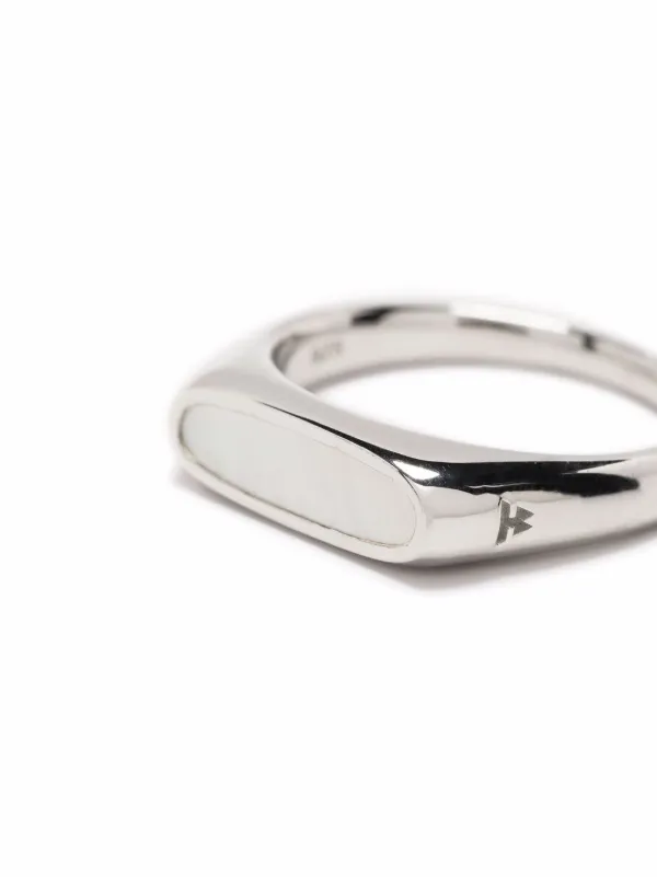 Tom Wood Mario リング マザーオブパール | シルバートーン | FARFETCH JP