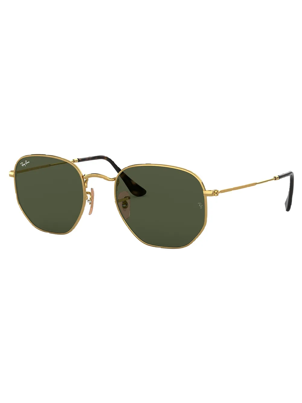 Ray-Ban RB3548NL zonnebril met zeshoekig montuur Goud