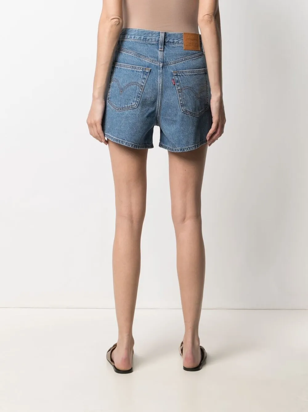 фото Levi's джинсовые шорты high loose