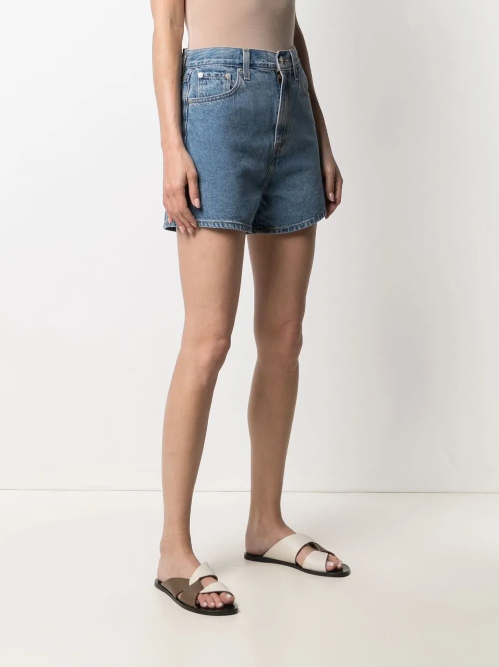 фото Levi's джинсовые шорты high loose