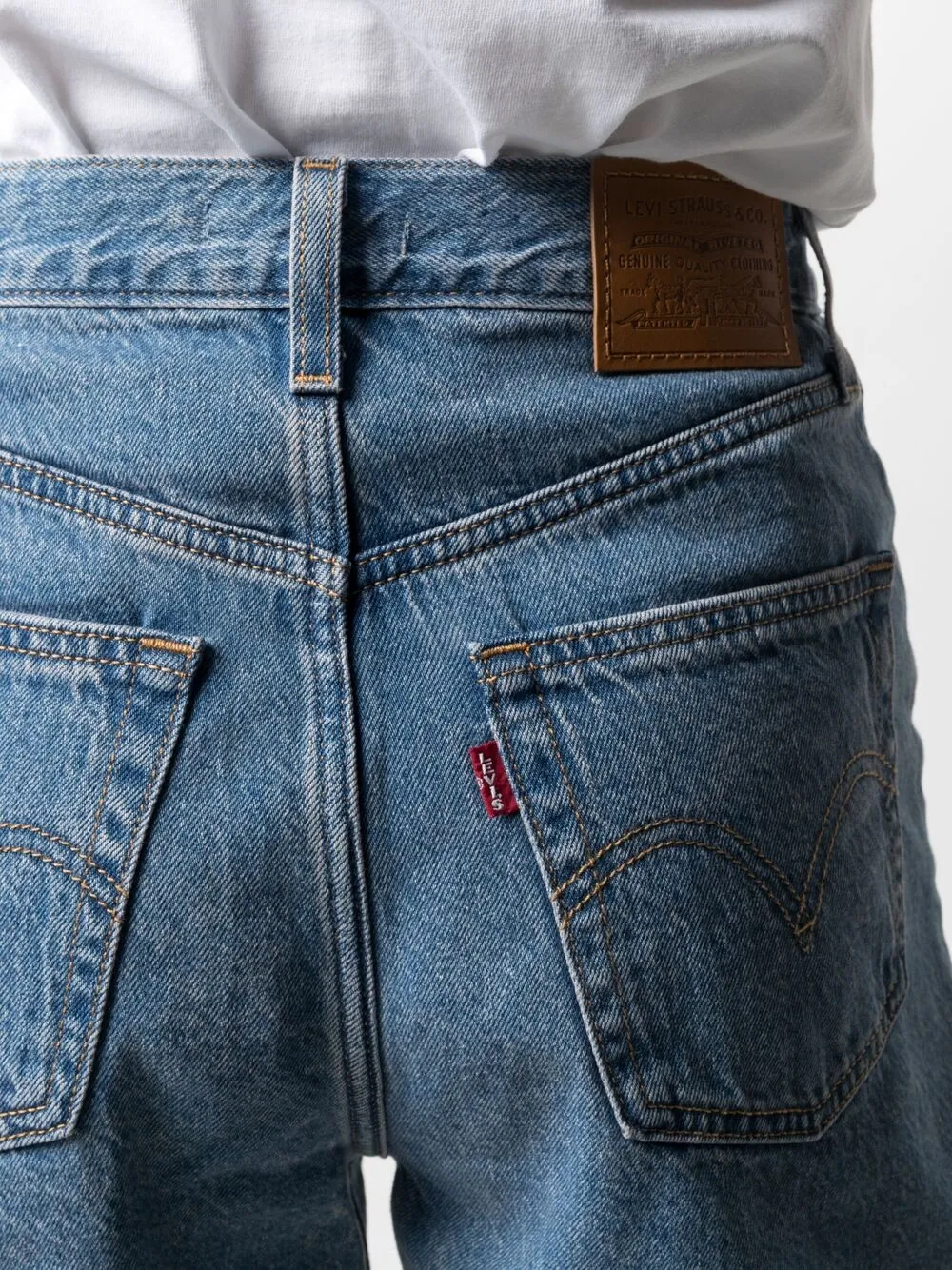 фото Levi's джинсовые шорты high loose