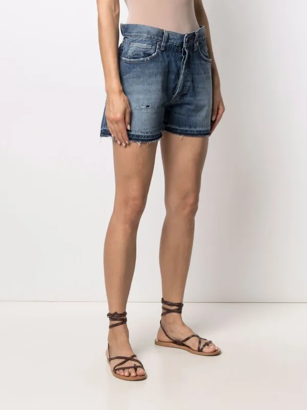 Distressed Denim Shorts - Farfetch