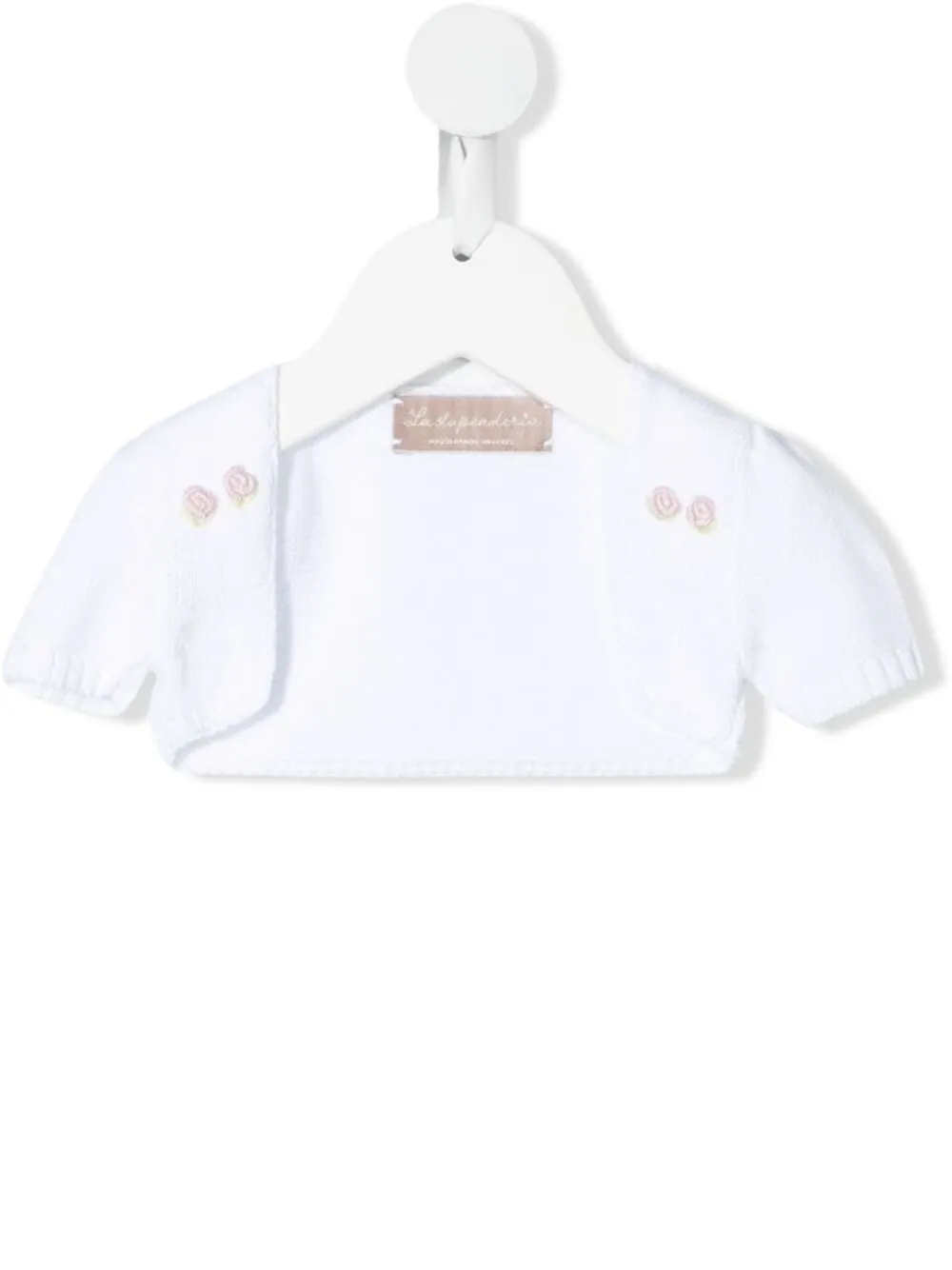 

La Stupenderia bolero de tejido fino - Blanco