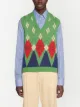 Gucci GG argyle knitted vest