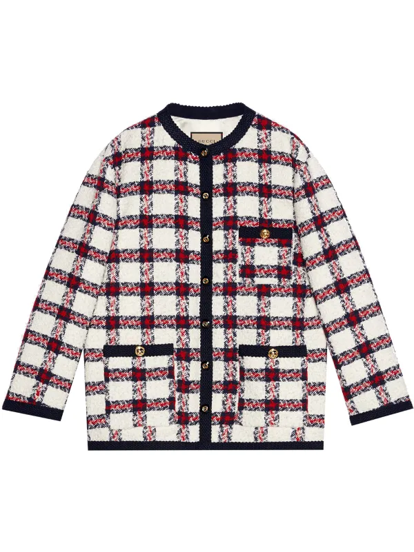 gucci checkered jacket