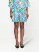 Gucci tulip print silk shorts