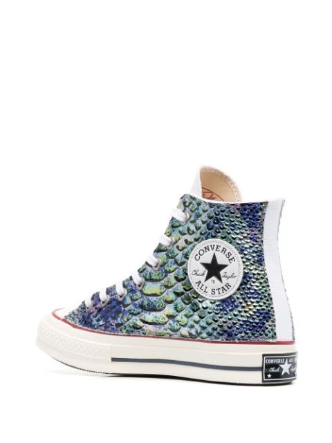 snakeskin converse