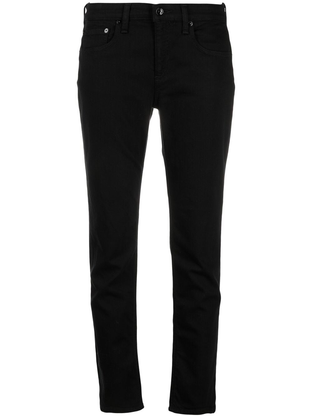 Rag & Bone Mid-rise Slim Fit Jeans In Black