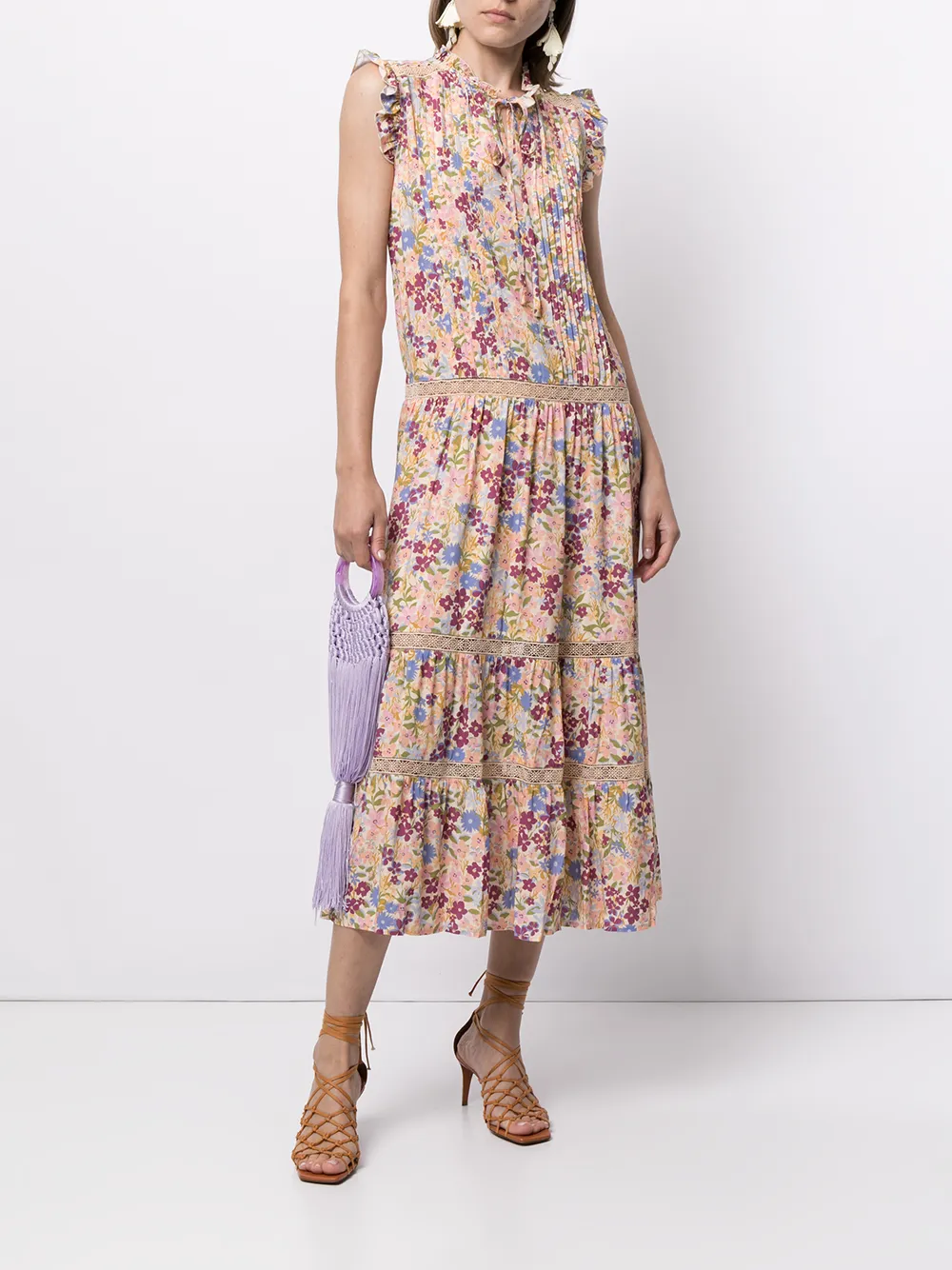 фото We are kindred платье миди mia с цветочным принтом