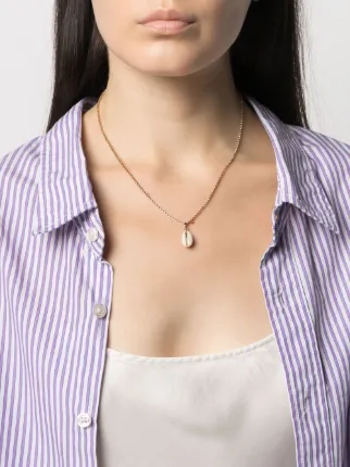 shell-pendant chain necklace展示图