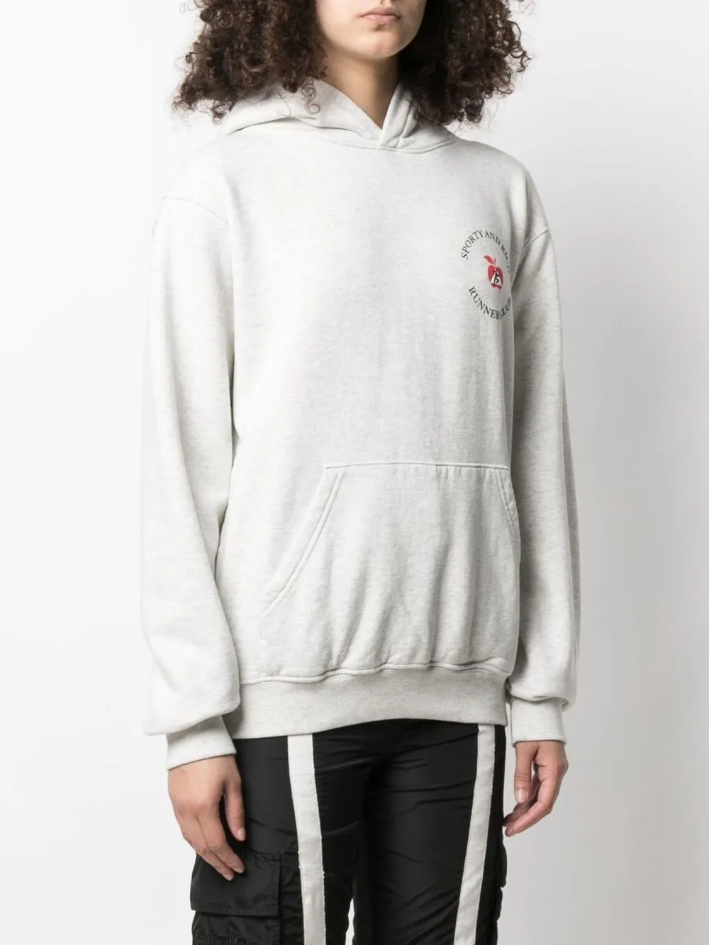 фото Sporty & rich худи с нашивкой-логотипом