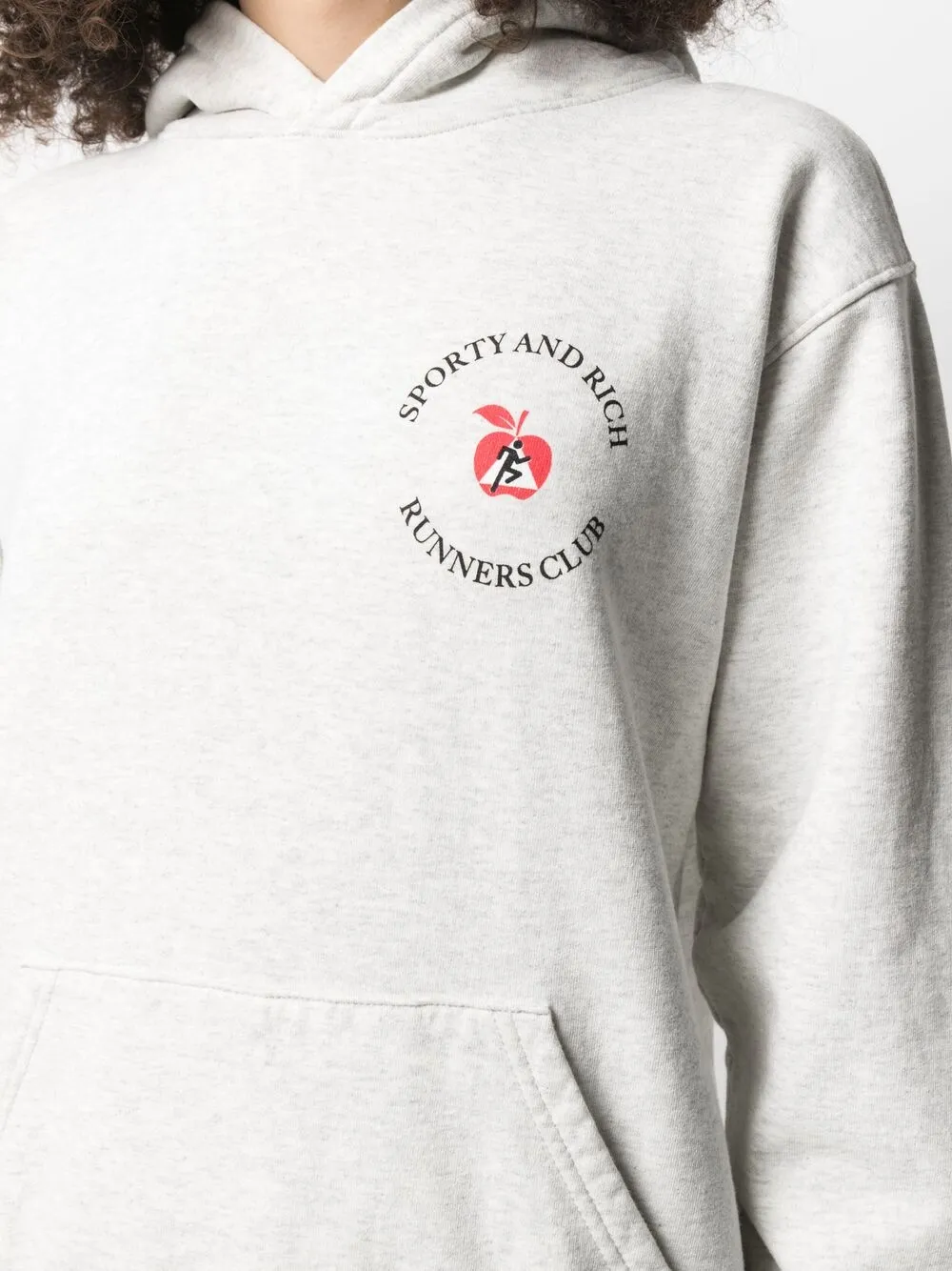 фото Sporty & rich худи с нашивкой-логотипом