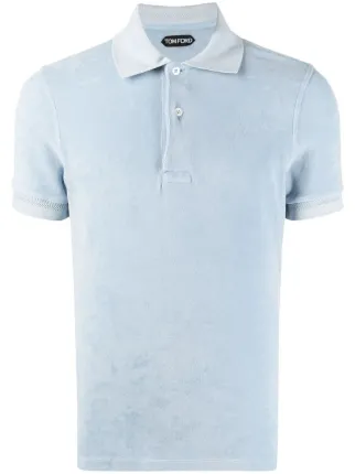 TOM FORD blue towelling polo shirt for 