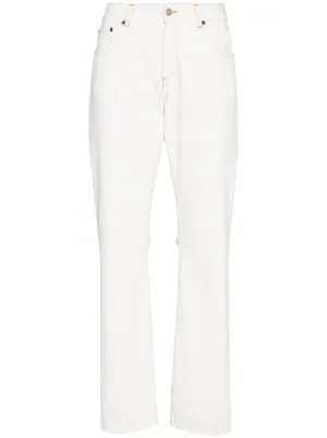 Designer Straight Leg Jeans 