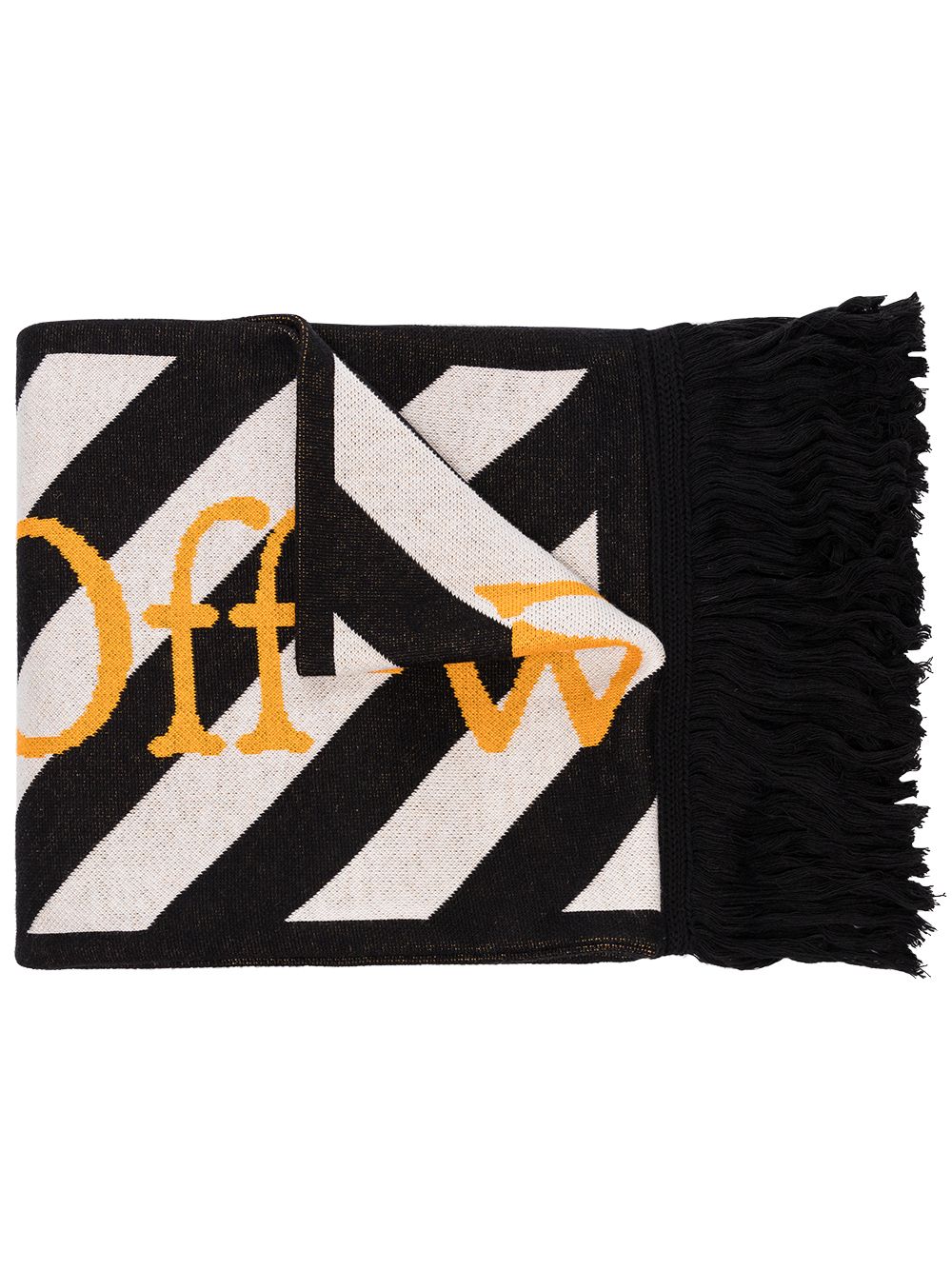 Off-White Diag Stripe logo scarf