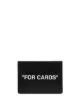 Off-White "For Cards" quote cardholder
