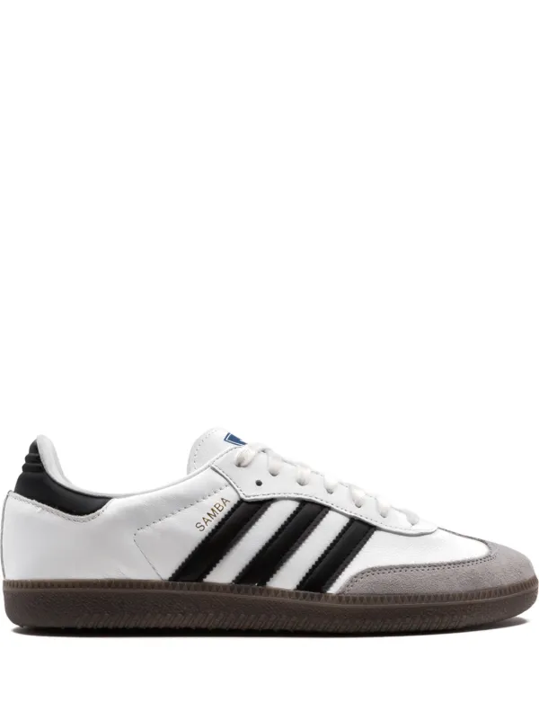 Adidas samba white mens best sale