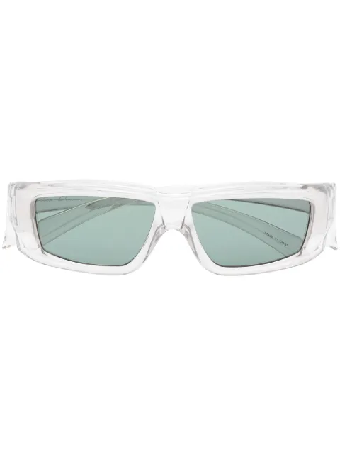 Rick Owens rectangular frame sunglasses