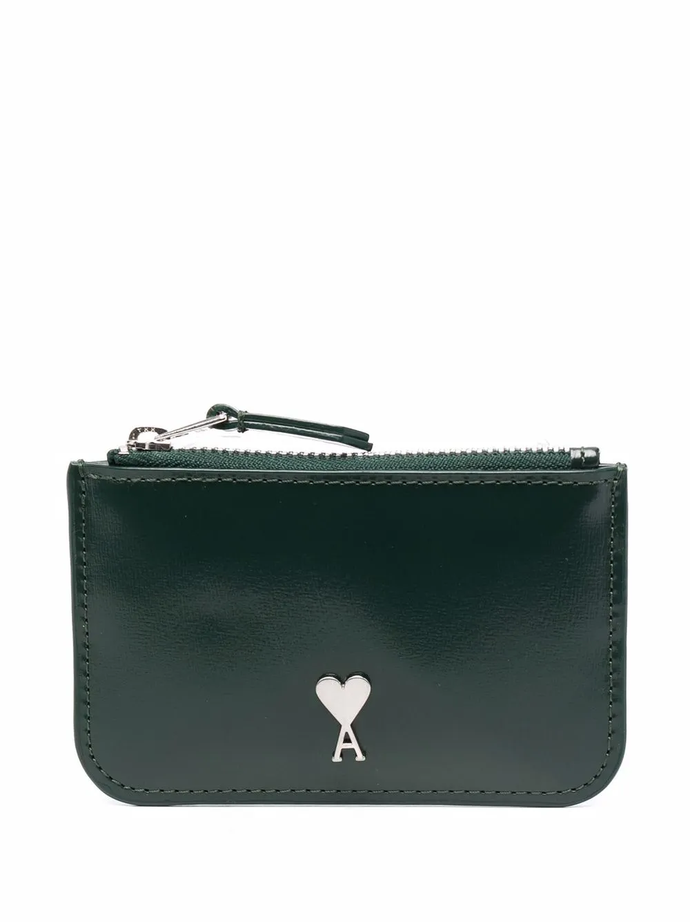 

AMI Paris Ami de Coeur cardholder - Green