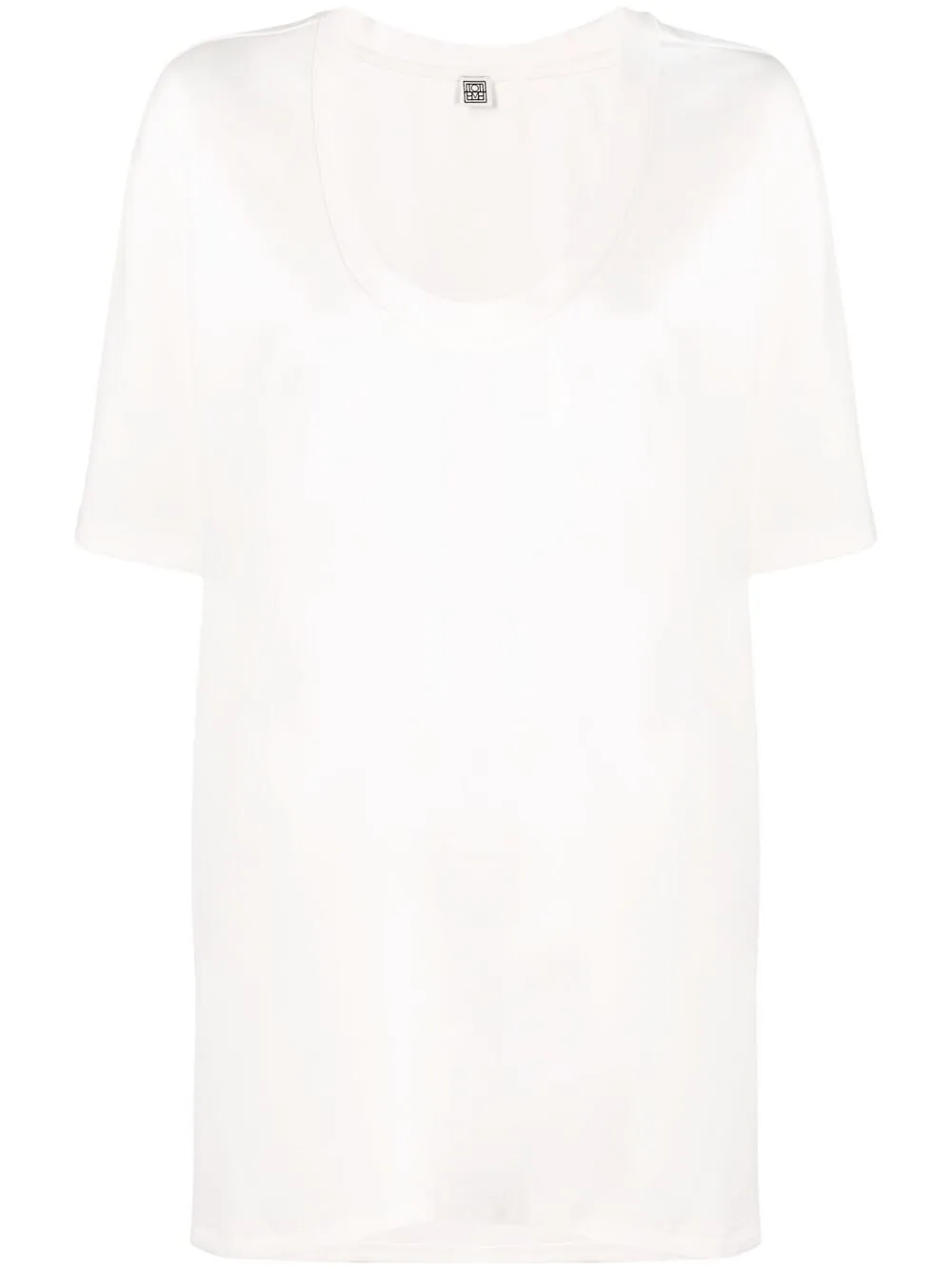 Totême Scoop-neck T-shirt In White