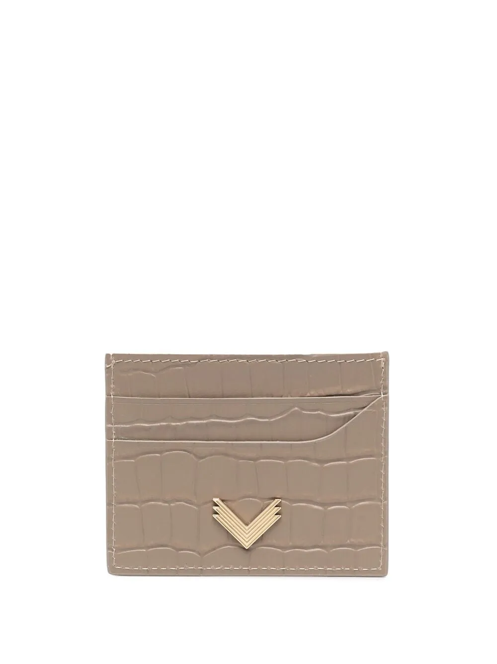 Manokhi картхолдер с тиснением под кожу змеи и логотипом