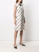 Prada robe évasée à pois