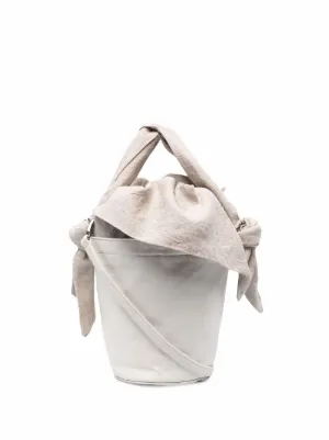 Linen shop bucket bag