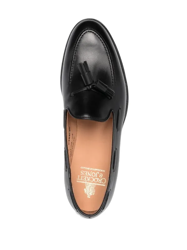 Crockett & Jones Cavendish Leather Loafers | Black | FARFETCH