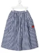 Image 1 of SONIA RYKIEL ENFANT flared check pattern skirt
