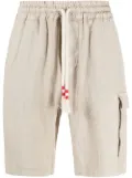 MC2 Saint Barth drawstring linen shorts - Neutrals