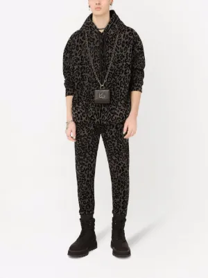【Dolce & Gabbana】コットンパーカー レオパードプリント 7674203913.jpg